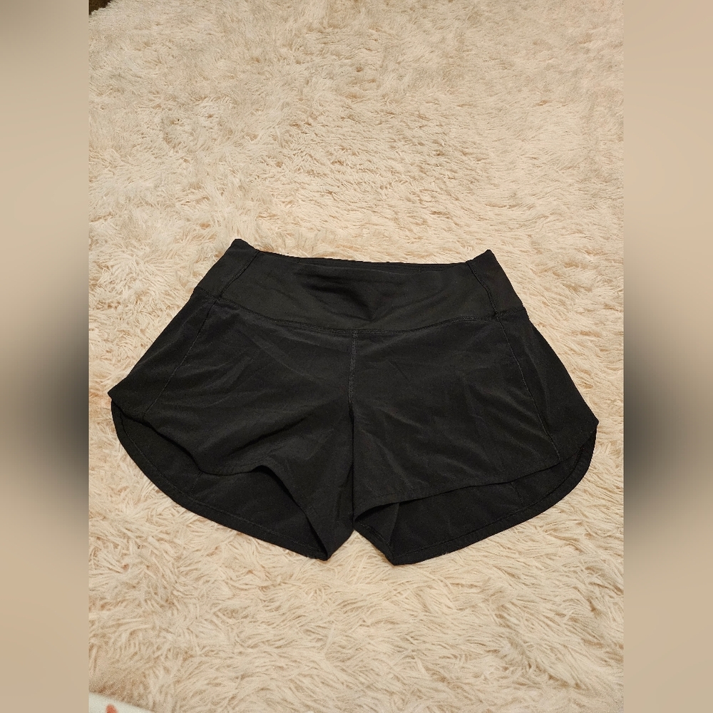 Lululemon Athletica Speed Up Black Shorts